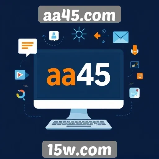 Exploração das funcionalidades do site aa45.com